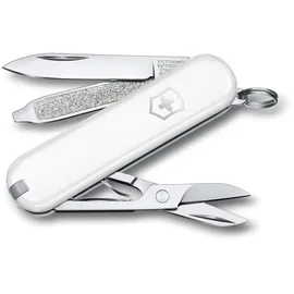 Victorinox Classic SD 7 Funktionen, kleines Taschenmesser Falling Snow