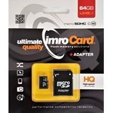 IMRO 10/64G UHS-I ADP Speicherkarte 64 GB MicroSDHC Klasse 10