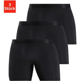H.I.S. Funktionsboxer schwarz M 3er Pack