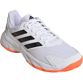 adidas Courtjam Control 3 Clay Tennisschuhe Herren JR1751 - cloud white/core black/lucid orange 42 2/3