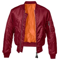 Brandit Textil MA1 Jacket Herren burgundy 3XL