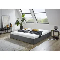 Westfalia Schlafkomfort Polsterbett "Osaka", grau (anthrazit), B:185cm L:205cm, Bezug: