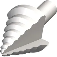 Alfer Stufenbohrer , Stahl roh natur