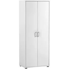 MÖBELPARTNER Niels Aktenschrank 65,1 x 41 x 163,6 cm weiß
