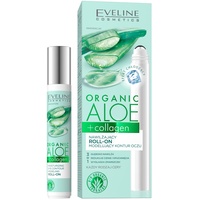Eveline Cosmetics Organic Aloe + Collagen Moisturizing Roll-on Modeling Eye Contour, 15 ml