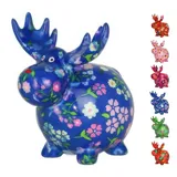 netproshop Spardose Elch Größe S aus Keramik Pomme Pidou ca. 11x7,5x10 cm, Auswahl:Blue Dream