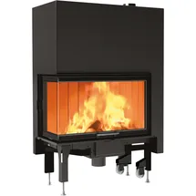 Edilkamin Windo2 75R Kamineinsatz Stahl Schwarz