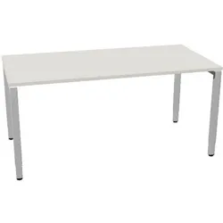 Nowy Styl CS5040 Schreibtisch mit 4-Fuß-Gestell aus Metall Manuell höhenverstellbar (KC54001DE002)