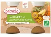 Babybio JARDINIÈRE DE LÉGUMES NOS RÉGIONS dès 4 mois Aliment 260 g