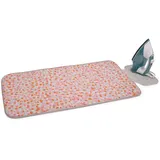Joseph Joseph Swift Faltbare Bügelmatte, Silikon-Ablage für Bügeleisen, Hitze-/Dampfbeständig, Rutschfest, Aufhängeschlaufe, Kompakte Aufbewahrung, 90x47 cm, Peach Blossom