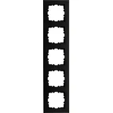 Kopp Abdeckrahmen HK07 PURE 5-fach Schwarz matt
