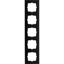 Kopp Abdeckrahmen HK07 PURE 5-fach Schwarz matt
