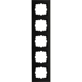 Kopp Abdeckrahmen HK07 PURE 5-fach Schwarz matt