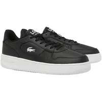 Lacoste Herren Sneaker - L001 SET, Turnschuhe, Retro, Logo, Echtleder Schwarz/Weiß EUR 43