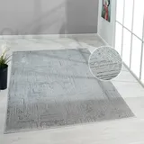OTTO home Teppich OTTO HOME "Brakel" Gr. 5, grau, B:200cm H:9mm L:300cm, Kunstfaser, Teppiche, Teppich, dezenter Glanz, Schrumpf-Garn-Effekt, im Vintage-Look, dichte Qualität