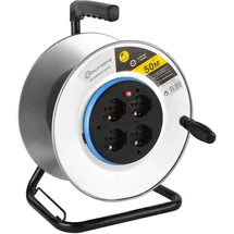 Electraline 49014 Leere Brikettmetallkabelrolle