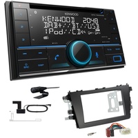 Kenwood 2-DIN Autoradio Bluetooth DAB+ für Suzuki Celerio ab 2014 schwarz