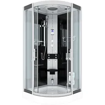 AcquaVapore Duschkabine Komplettdusche Fertigdusche 90x90 cm Mit 2k Scheiben Versiegelung