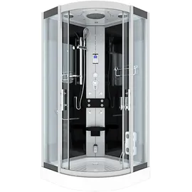 AcquaVapore Duschkabine Komplettdusche Fertigdusche 90x90 cm Mit 2k Scheiben Versiegelung
