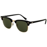 Ray Ban Clubmaster RB3016 W0365 49-21 gloss black/green classic