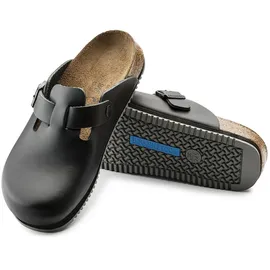 Birkenstock Clog Boston Super Grip, Naturleder, schwarz 1 St Schuhe