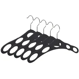 Songmics Kleiderbügelset, Schwarz, Metall, 45 cm, Garderobe, Kleiderbügel