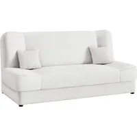 Mirjan24 Schlafsofa Jonas Premium, Bettsofa Sofa mit Bettkasten und Schlaffunktion Dauerschläfer-Sofa Couch Schlafcouch Wohnlandschaft (Boucle Baloo 2073)