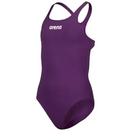 Arena Mädchen Girl's Team Swimsuit Swim Pro Solid Badeanzüge, Plum-white, 152 EU