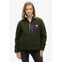 Superdry Vintage Retro Fleece Sweatshirt Grün XL