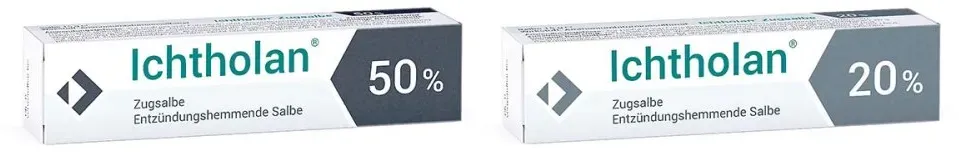 Ichtholan Zugsalbe 50% + Zugsalbe 20%