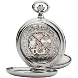 REGENT Taschenuhr REGENT "P700", silber (silberfarben), Taschenuhren, Damen, Taschenuhr, Herrenuhr, Handaufzug, Acrylglas