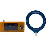 0,5–108 MHz tragbares Mini-Radio, wiederaufladbar, Taschenformat, 1,9-Zoll-IPS-Bildschirm, Allband-Radioempfänger, HF/SW/MW/VHF-Radio
