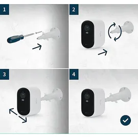 Arlo Essential 2 FHD Außenkamera 2er-Set Weiß