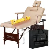 Master Massage Del Ray Salon Therma Top Klappbare Mobile Massageliege Massagebank Beheizbare Kosmetikliege Behandlungsliege Stufenlos Verstellbare Rückenlehne