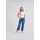wonderjeans 7/8-Jeans WONDERJEANS, Damen, Gr. 38, Länge 26, blau denim leo, Denim/Jeans, Obermaterial: 98% Baumwolle, 2% Elasthan, gemustert, straight fit 7/8-Länge, Jeans, Figurschmeichelnder WonderStretch
