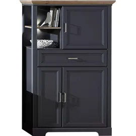Innostyle Highboard Jasmin 93 x 150 cm Grau