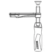 Bessey Gleitbügel kpl. mit 2K-Griff für Ganzstahlschraubzwinge GZ20 (Auslad.
