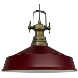 Bamyum Asletl Vintage Metall Kastanienbraun Pendelleuchte