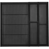 SOTech Gewürzeinsatz Cuisio transluzent-anthrazit Für 600 mm Korpusbreite Tiefe 473 mm Besteckeinsatz für Legrabox