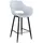 KAWOLA Barhocker ZAJA Barstuhl Sitzhöhe 76 cm Kunststoff
