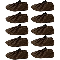 GiantGo 5 Paare Wiederverwendbare, wasserdichte, rutschfeste Premium-Überschuhe für Schuhe, Teppichbodenschutz für den Haushalt, Kaffee
