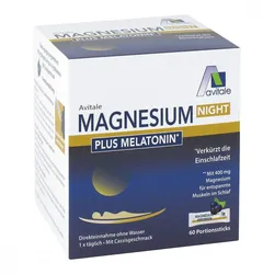 Magnesium Night Plus 1 Mg Melatonin Pulver