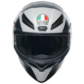 AGV K1 S Limit 46 Integralhelm - Matt Grau/Weiß/Schwarz / L