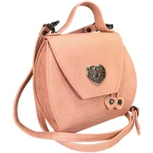 Allgäu Rebell Dirndl Umhängetasche Kunstleder Rosa