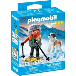 PLAYMOBIL 71741 Wanderer mit Bernhardiner