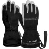 Reusch Kinder Maxi R-tex Xt wasserdichte Membran, Warme Skihandschuhe Alltagshandschuhe Schnee Schlittenfahren Babyhandschuhe Winter-Handschuhe, schwarz/reflektierend, III