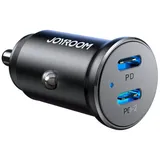 Joyroom JR-CCN06 30W 2x USB-C KFZ-Ladegerät Schwarz