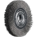 pferd tools PFERD POS Rundbürste breit ungezopft RBU Ø150x25xvariable Bohrung Stahl-Draht-Ø0,30 Schleifbock