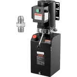 Vevor Hydraulikpumpe AC 220 V, 15 Qt einfachwirkend, 6,3 L/min Ölfluss, max. Förderdruck 22 MPa