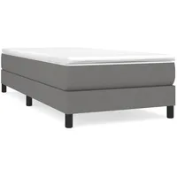 VidaXL Boxspringbett Dunkelgrau 80x200 cm Stoff1396560